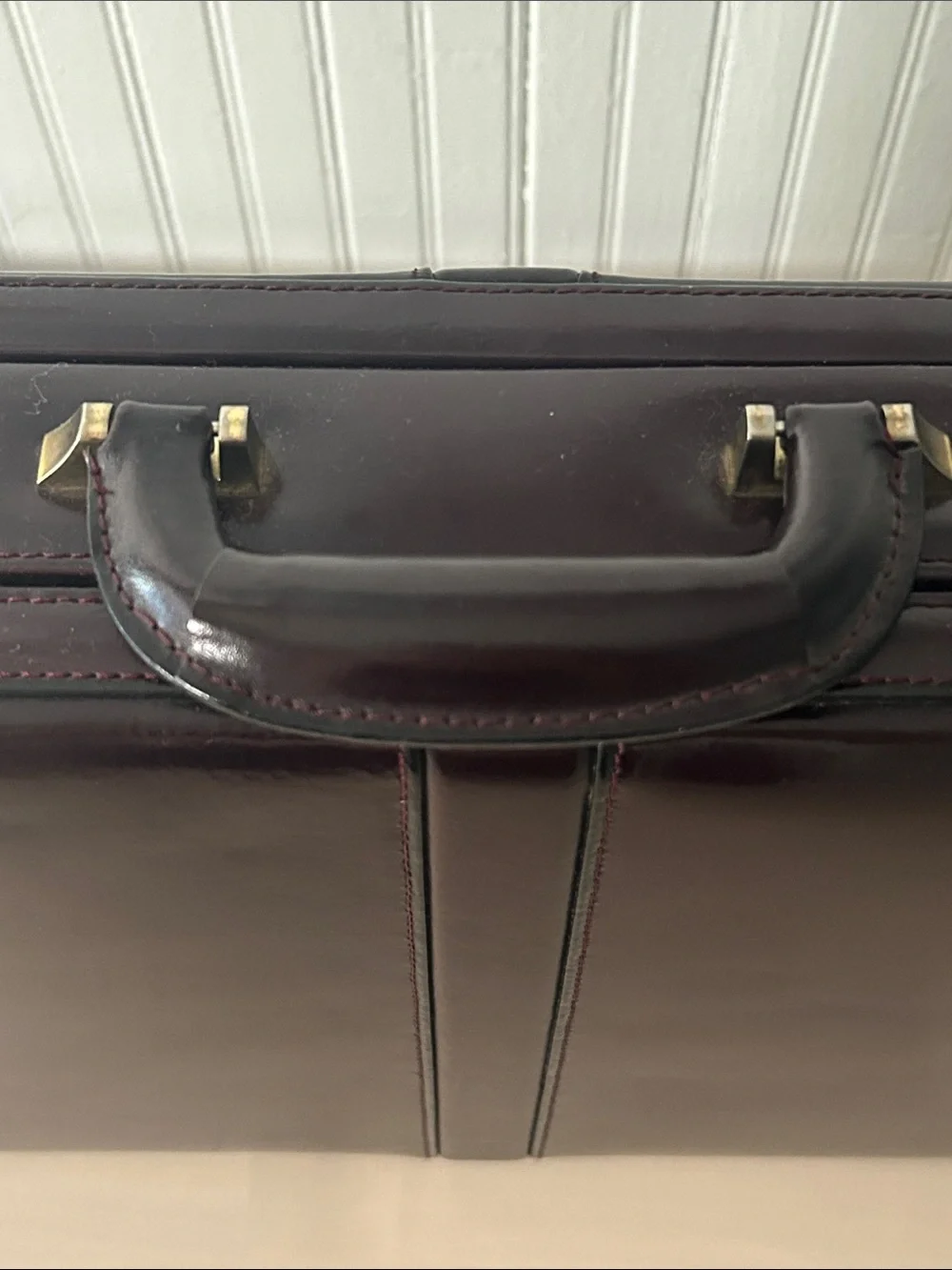 Vintage Heritage Industries Hard-shell Top-grain Leather Briefcase